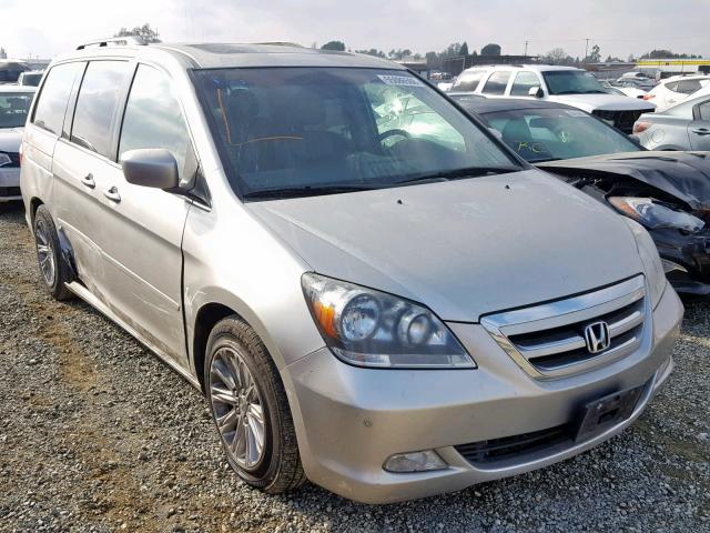 5FNRL38857B125081 - 2007 HONDA ODYSSEY TO SILVER photo 1