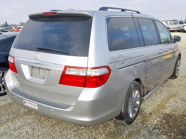 5FNRL38857B125081 - 2007 HONDA ODYSSEY TO SILVER photo 4