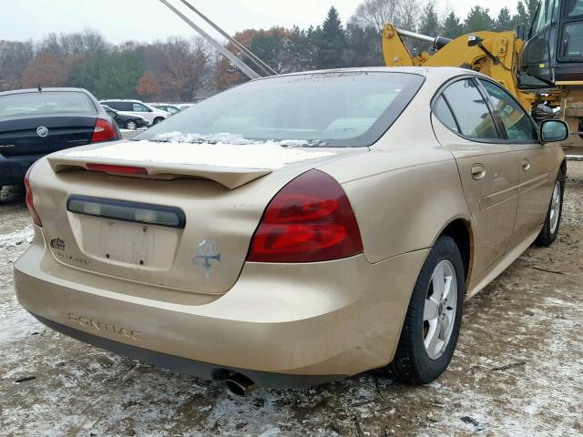 2G2WP522151162091 - 2005 PONTIAC GRAND PRIX GOLD photo 4