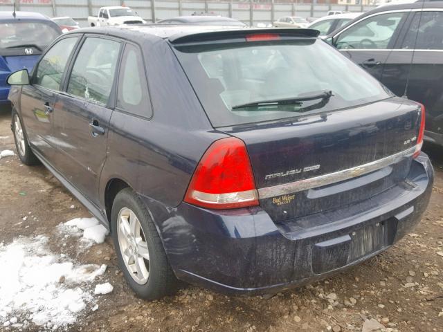 1G1ZT64825F221565 - 2005 CHEVROLET MALIBU MAX ლურჯი ფოტო 3