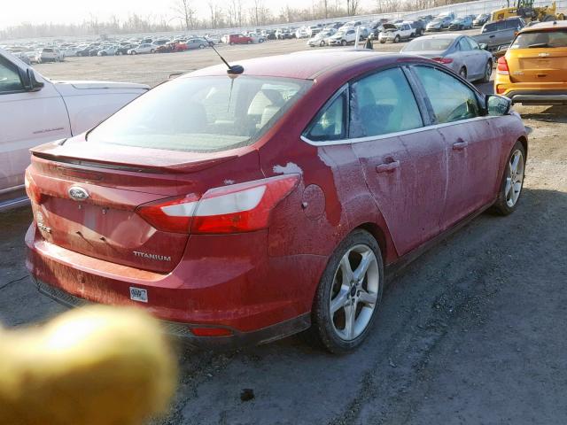 1FADP3J21DL288295 - 2013 FORD FOCUS TITA RED photo 4