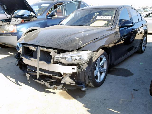 WBA3C1C56EK116278 - 2014 BMW 328 I SULE BLACK photo 2