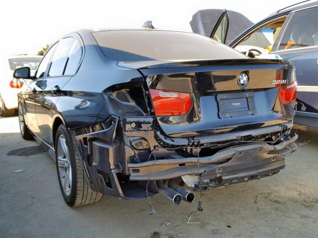 WBA3C1C56EK116278 - 2014 BMW 328 I SULE BLACK photo 3