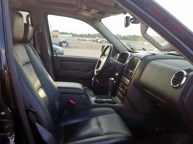 1FMEU75818UB06345 - 2008 FORD EXPLORER L BLACK photo 5