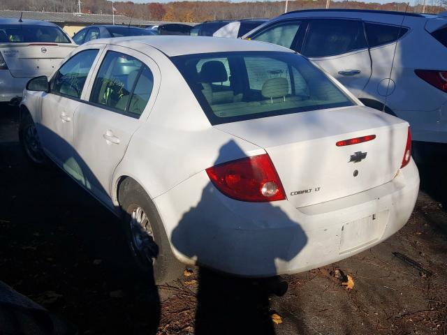 1G1AL58F187202200 - 2008 CHEVROLET COBALT LT WHITE photo 3