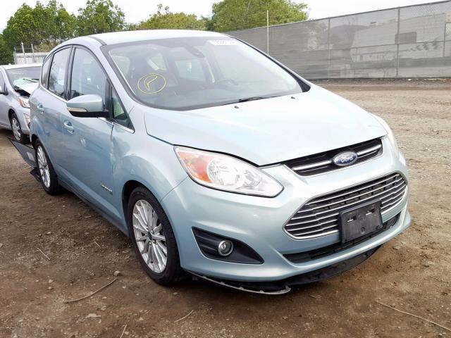 1FADP5BU6DL533023 - 2013 FORD C-MAX SEL TURQUOISE photo 1