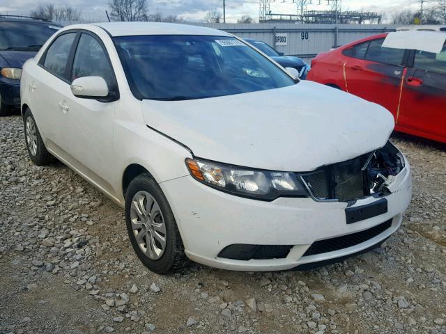 KNAFU4A24A5183278 - 2010 KIA FORTE EX WHITE photo 1