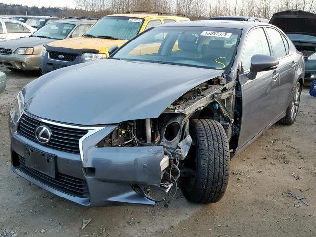 JTHCE1BL1D5010104 - 2013 LEXUS GS 350 SILVER photo 2