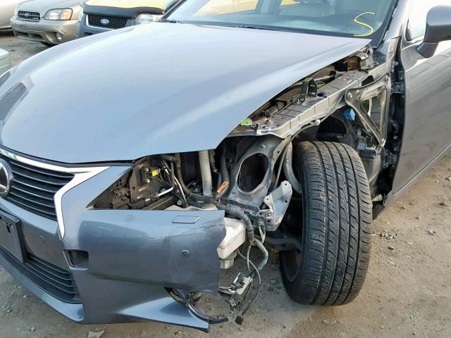 JTHCE1BL1D5010104 - 2013 LEXUS GS 350 SILVER photo 9