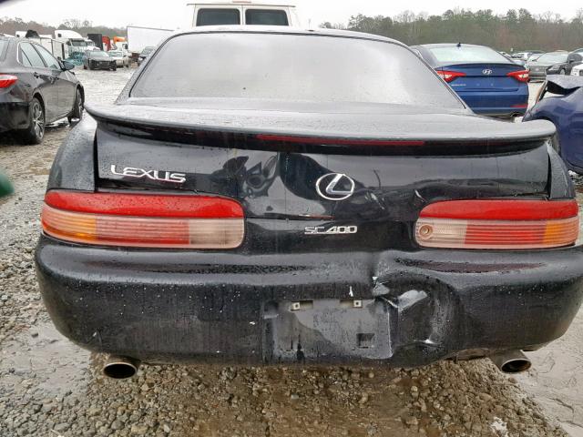 JT8CH32Y2T0050556 - 1996 LEXUS SC 400 BLACK photo 9