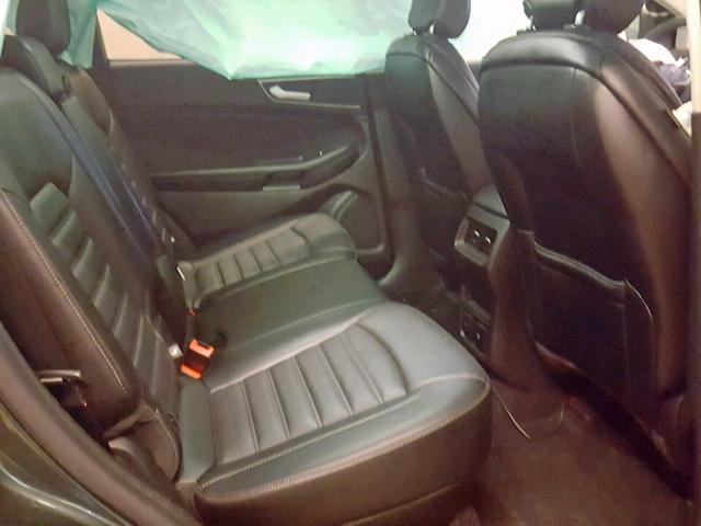 2FMTK4J83FBC12140 - 2015 FORD EDGE SEL GREEN photo 6