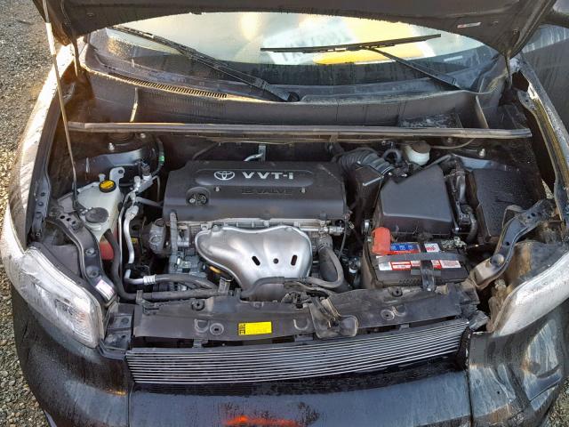 JTLKE50E891087127 - 2009 TOYOTA SCION XB Қара фото 7