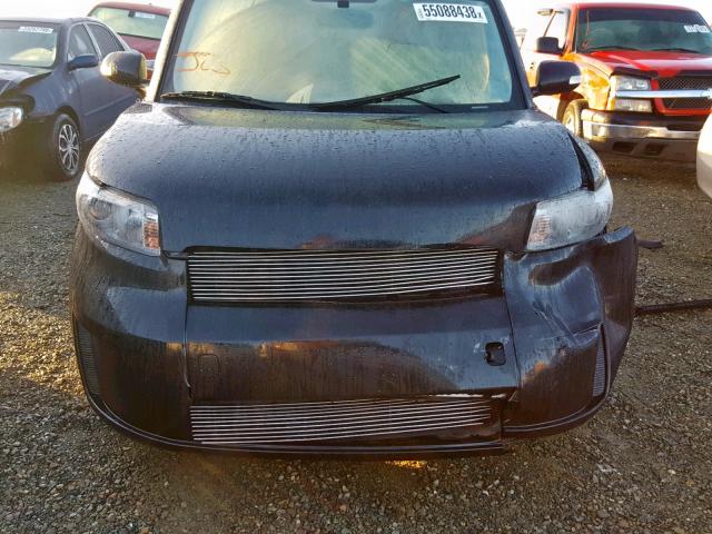JTLKE50E891087127 - 2009 TOYOTA SCION XB Қара фото 9