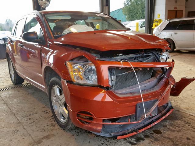 1B3HB28C48D775284 - 2008 DODGE CALIBER MAROON photo 1