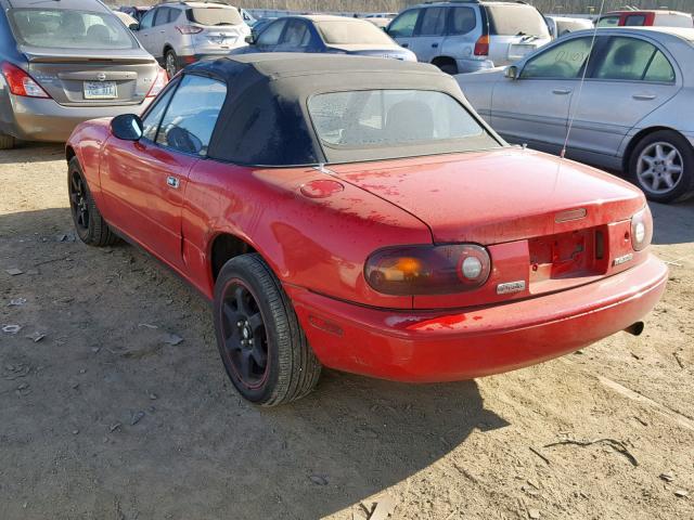 JM1NA3531S0610225 - 1995 MAZDA MX-5 MIATA RED photo 3