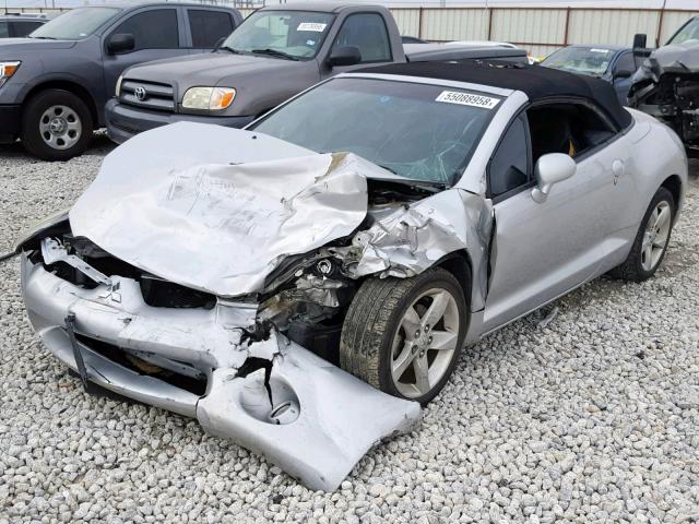 4A3AL25FX7E024160 - 2007 MITSUBISHI ECLIPSE SP SILVER photo 2