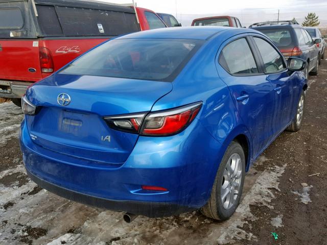 3MYDLBZV3GY136935 - 2016 TOYOTA SCION IA BLUE photo 4