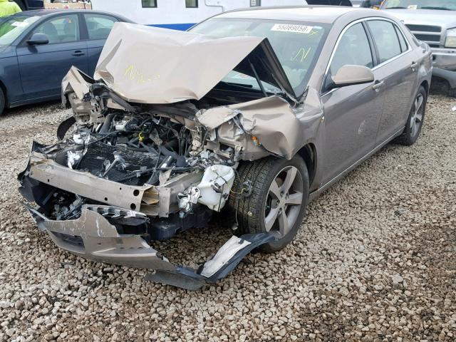 1G1ZJ57B58F257164 - 2008 CHEVROLET MALIBU 2LT TAN photo 2