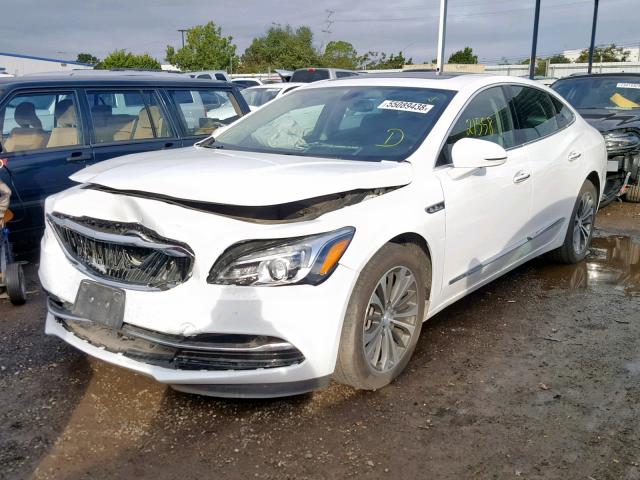 1G4ZP5SS6HU210505 - 2017 BUICK LACROSSE E WHITE photo 2