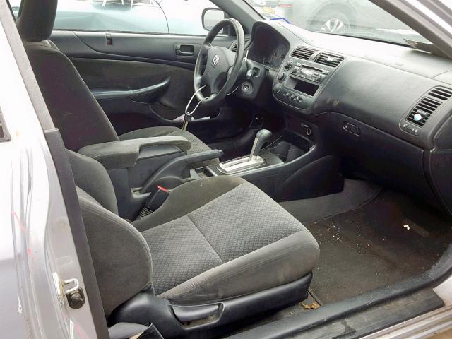 1HGEM22194L038747 - 2004 HONDA CIVIC DX V SILVER photo 5