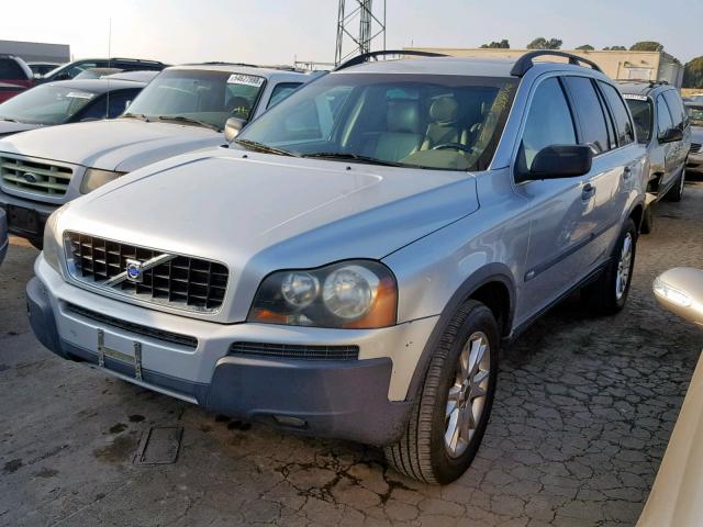 YV1CZ91H931021076 - 2003 VOLVO XC90 T6 SILVER photo 2