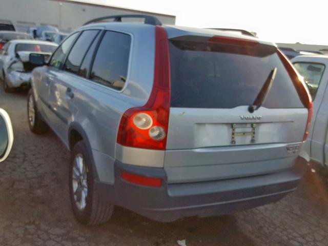 YV1CZ91H931021076 - 2003 VOLVO XC90 T6 SILVER photo 3