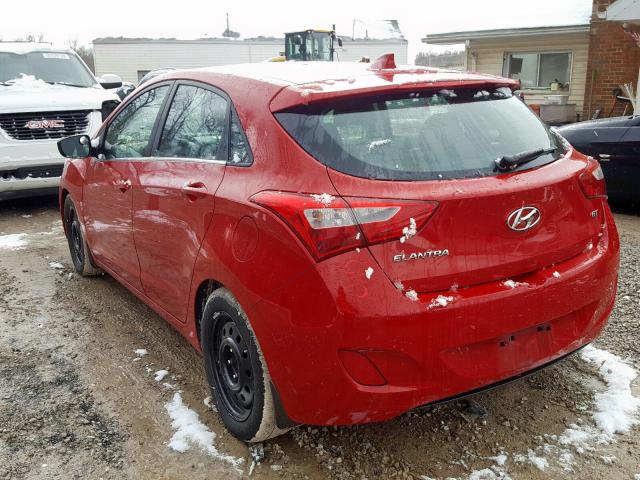 KMHD35LE7DU050630 - 2013 HYUNDAI ELANTRA GT RED photo 3