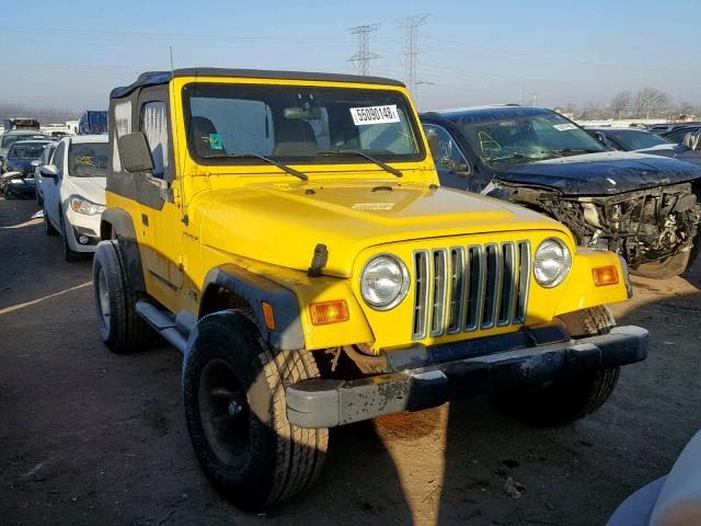 1J4FA29P6YP715168 - 2000 JEEP WRANGLER / YELLOW photo 1