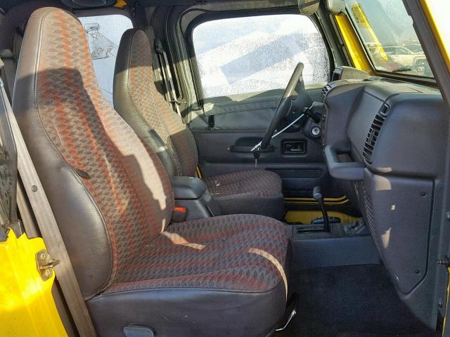 1J4FA29P6YP715168 - 2000 JEEP WRANGLER / YELLOW photo 5