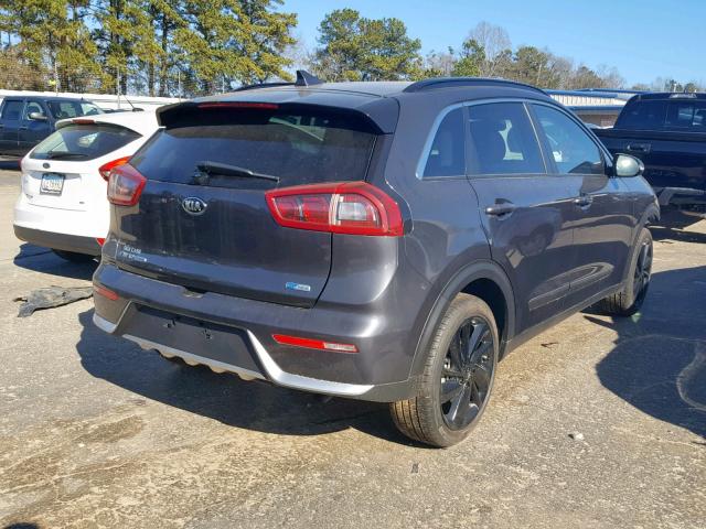 KNDCC3LCXJ5152299 - 2018 KIA NIRO EX GRAY photo 4