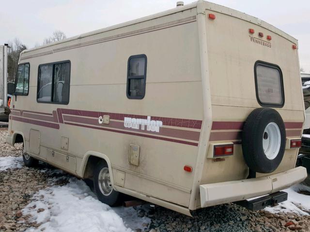 1GBJP37N0M3304117 - 1991 WINNEBAGO WARRIOR TAN photo 3