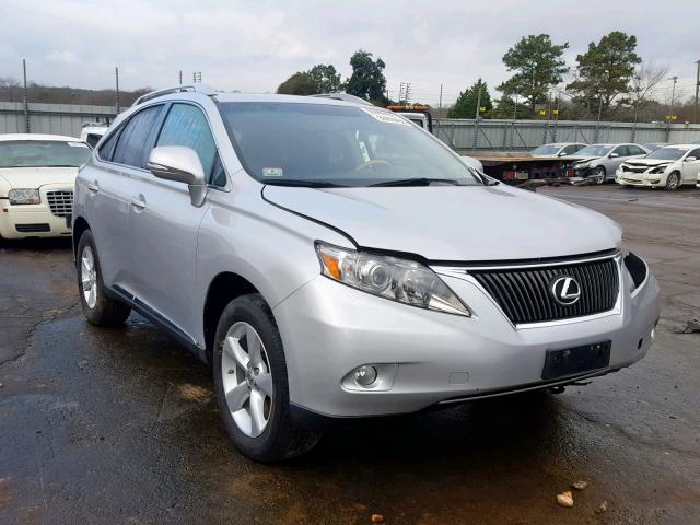 2T2BK1BA2BC097432 - 2011 LEXUS RX 350 SILVER photo 1