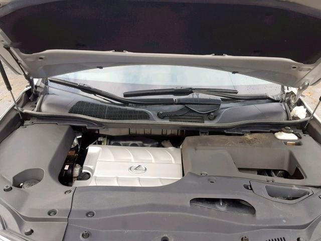 2T2BK1BA2BC097432 - 2011 LEXUS RX 350 SILVER photo 7