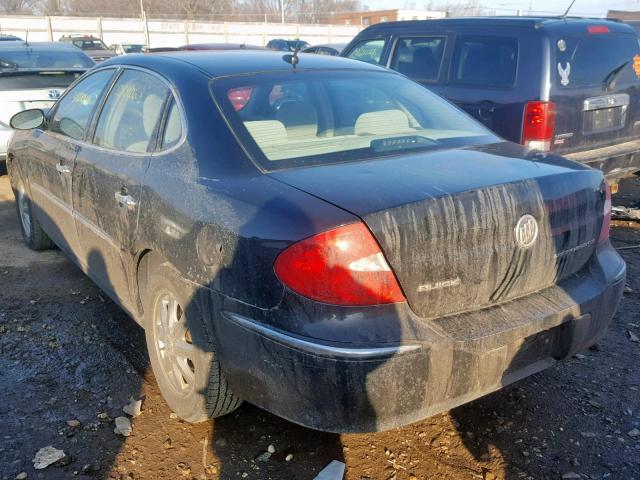 2G4WC582281175821 - 2008 BUICK LACROSSE C BLACK photo 3