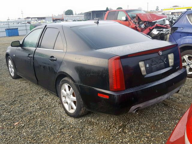 1G6DW677660212998 - 2006 CADILLAC STS BLACK photo 3