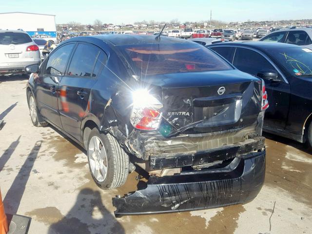 3N1AB61E38L667562 - 2008 NISSAN SENTRA 2.0 BLACK photo 3