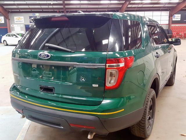 1FM5K8AR0DGB00149 - 2013 FORD EXPLORER P GREEN photo 4