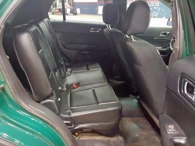 1FM5K8AR0DGB00149 - 2013 FORD EXPLORER P GREEN photo 6