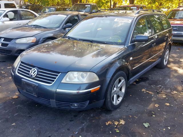 WVWWH63B54E063011 - 2004 VOLKSWAGEN PASSAT GLX BLACK photo 2