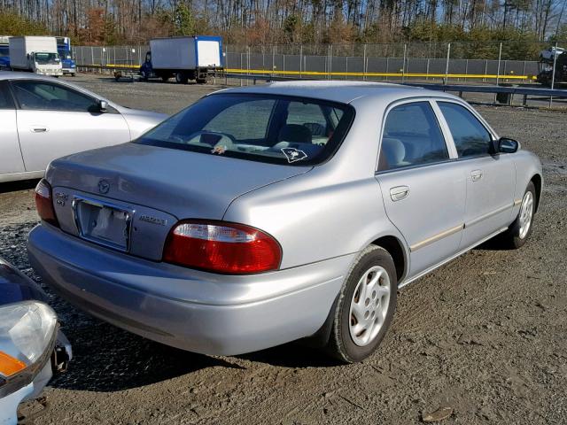 1YVGF22C8Y5172026 - 2000 MAZDA 626 ES SILVER photo 4