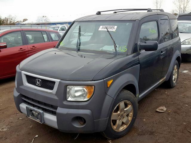 5J6YH28503L038350 - 2003 HONDA ELEMENT EX GRAY photo 2