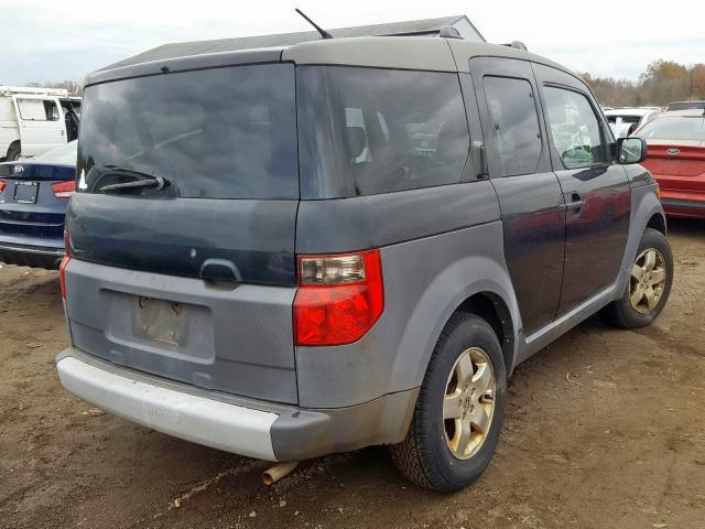 5J6YH28503L038350 - 2003 HONDA ELEMENT EX GRAY photo 4