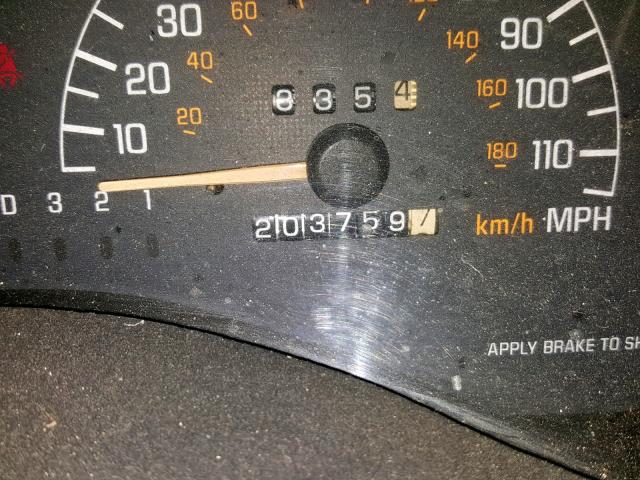 1G2WR52152F122053 - 2002 PONTIAC GRAND PRIX BLACK photo 8