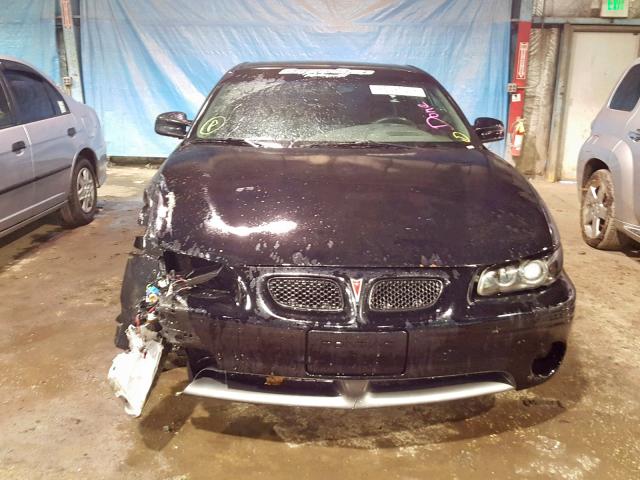 1G2WR52152F122053 - 2002 PONTIAC GRAND PRIX BLACK photo 9
