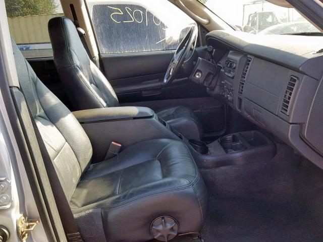 1D4HS48N43F629978 - 2003 DODGE DURANGO SL SILVER photo 5