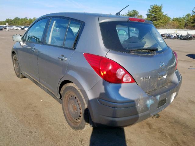 3N1BC13E68L428153 - 2008 NISSAN VERSA S SILVER photo 3