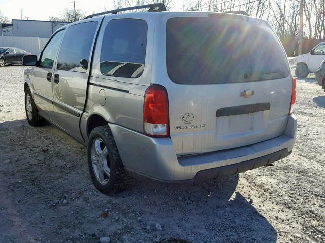 1GNDV23137D167210 - 2007 CHEVROLET UPLANDER L SILVER photo 3