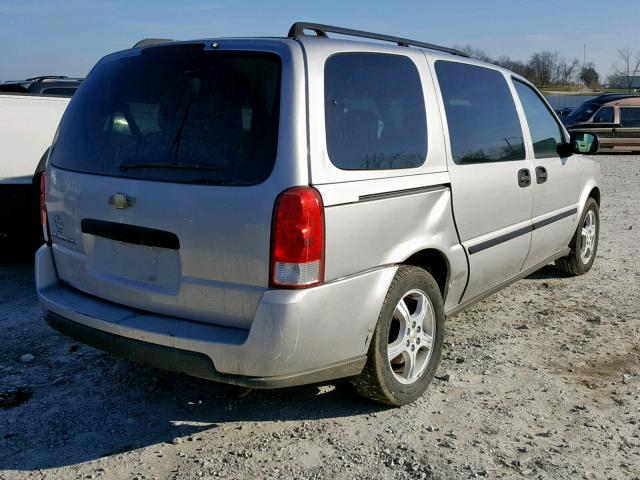 1GNDV23137D167210 - 2007 CHEVROLET UPLANDER L SILVER photo 4