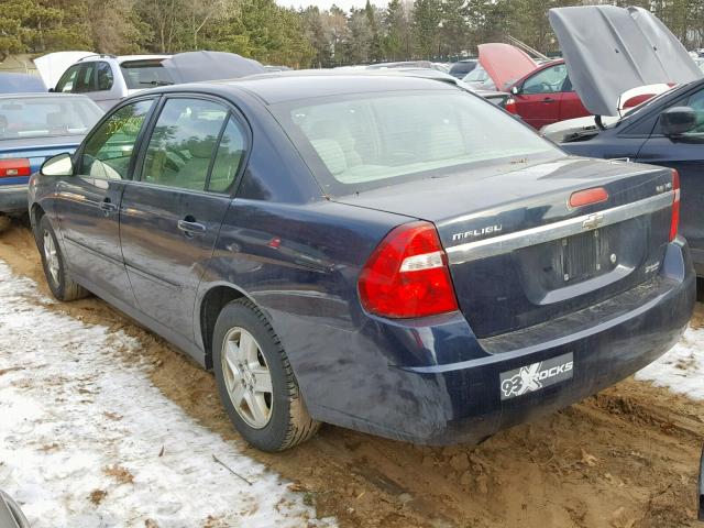 1G1ZT54855F284914 - 2005 CHEVROLET MALIBU LS 蓝色 照片 3