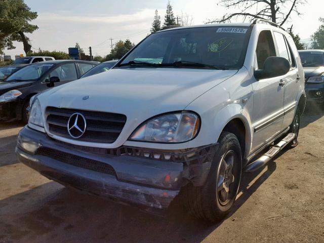 4JGAB54E8WA032596 - 1998 MERCEDES-BENZ ML 320 WHITE photo 2